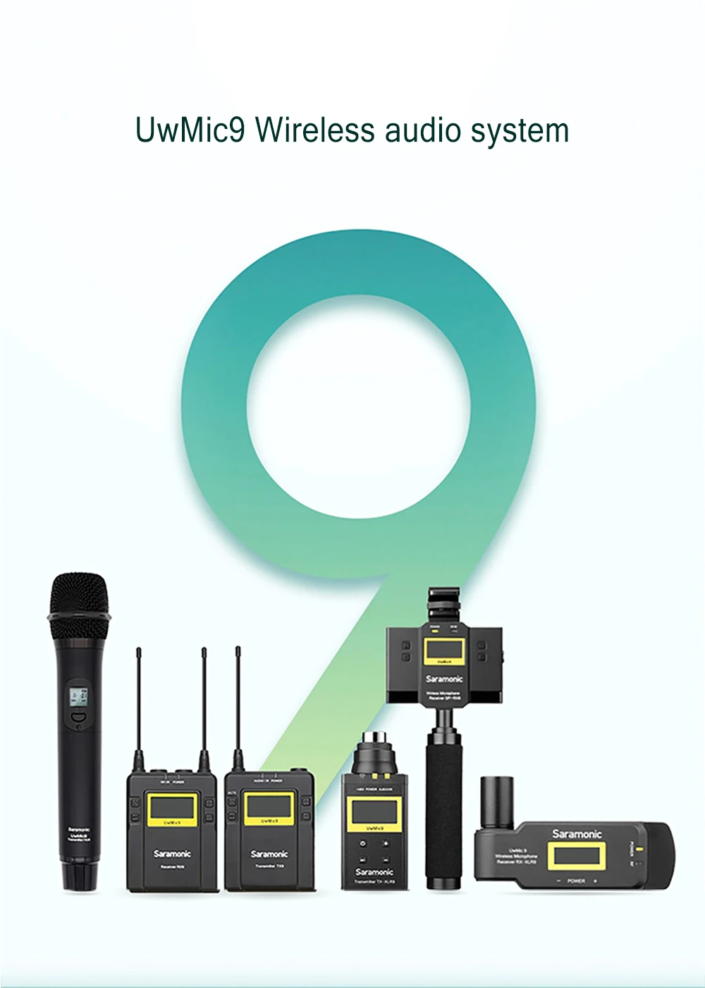 ⭐️新品未使用⭐️UwMIC9 UHFワイアレスマイクロフォン UwMic9 | UHF Wireless Lavalier Microphone System – saramonic