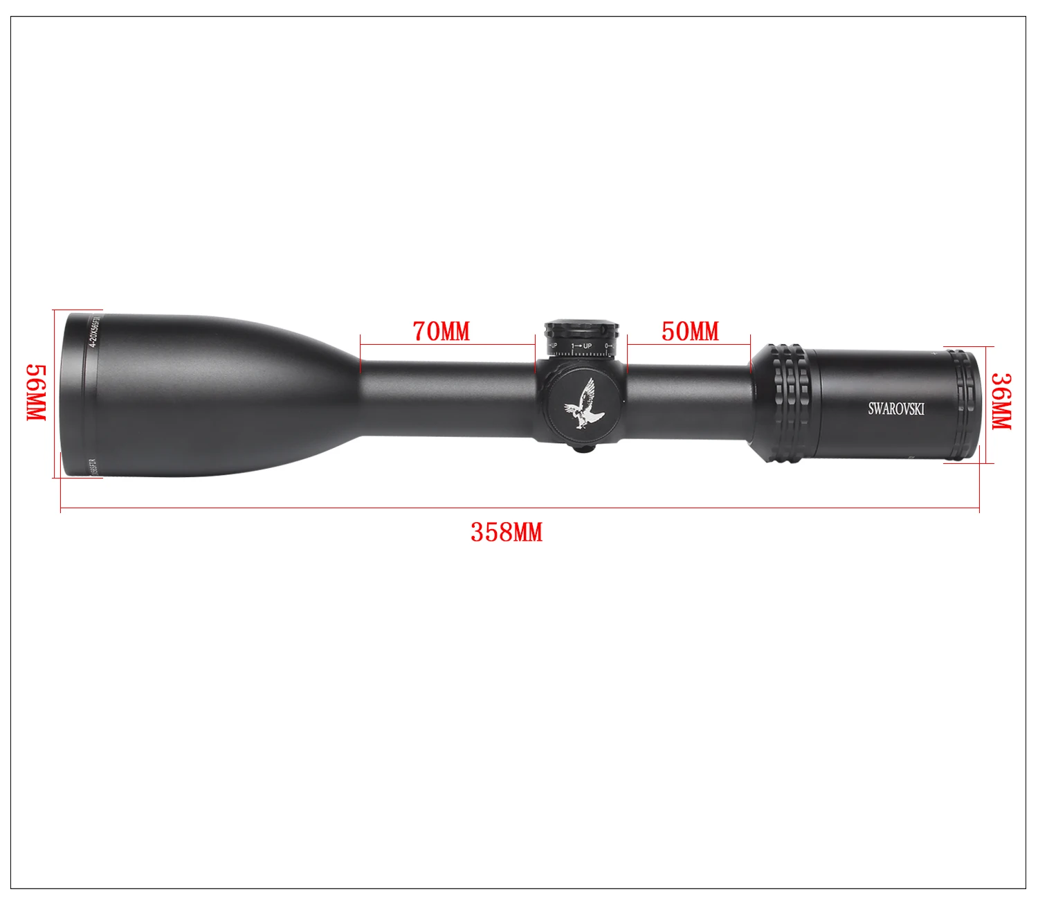 Swarovskl 4-20x56 IRZ3 прицел F15 Красный точка сетка оптика охотничьи прицелы тактические прицелы снайперские прицелы