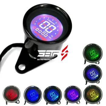 

NEW 1000 RPM Universal Motorcycle Tachometer LCD Screen DC 12V Meter Gauge 13K Speedometer for VW Yamaha Suzuki