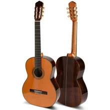 Bullfighter D-3929 красный Pinus& Rosewood профессиональная Классическая гитара все твердые 39 дюймов однотонные блестящие