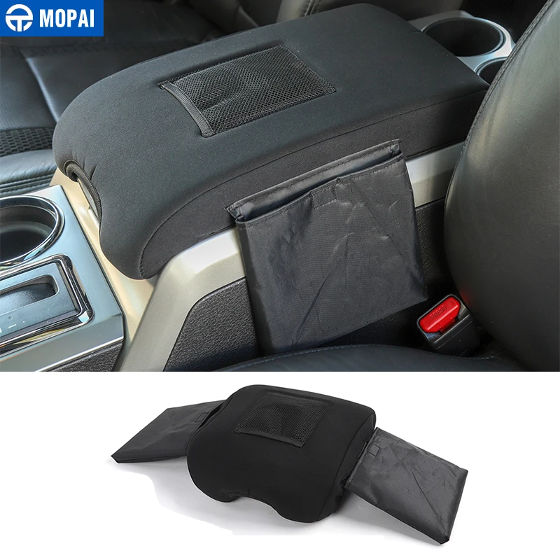 

MOPAI Stowing Tidying for Ford F150 2009-2014 Car Rear Seat Armrest Box Pad Storage Bag for Ford F150 2009-2014 Car Accessories