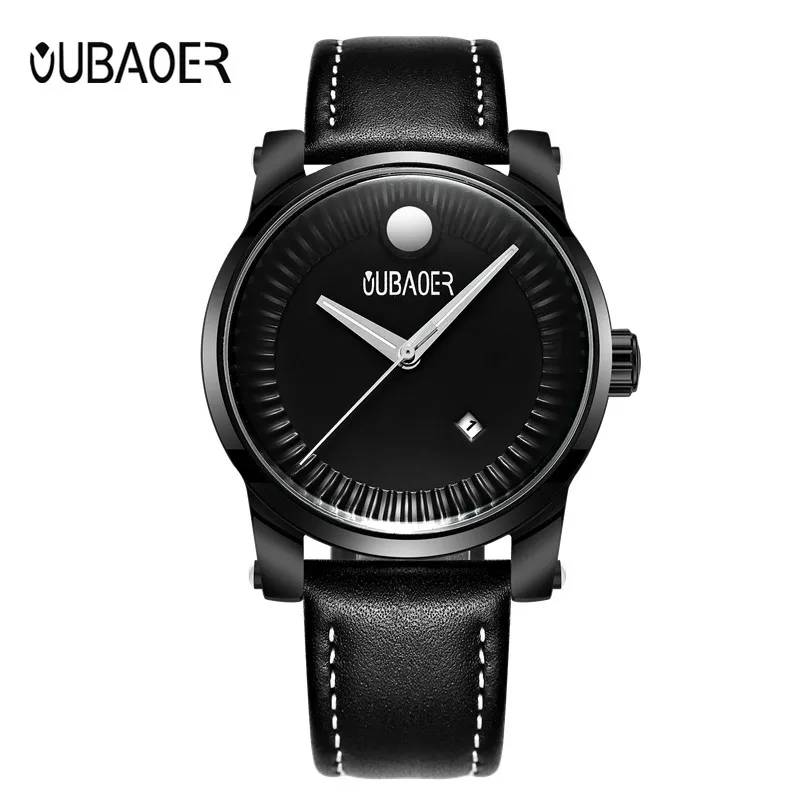 

OUBAOER Luxury Brand Mens Watches Sport Quartz Men Watches Automatic Date Wrist Watch Relogio Hour Reloj Hombre Mens Watches