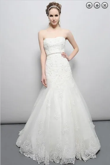 vestidos официальное Новое дизайнерское кружевное вышитое бисером свадебное платье с поясом размера плюс длинное платье макси элегантные свадебные платья