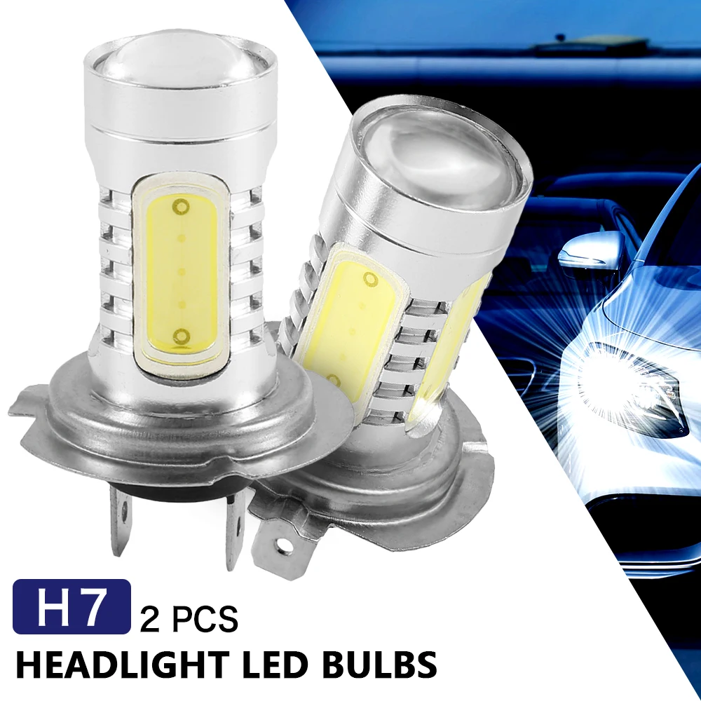 

2PCS H7 Car Fog Light Bulb 12V 6000K 7000K Professional Car Accessories Car Signal Light for H7 Interface Car