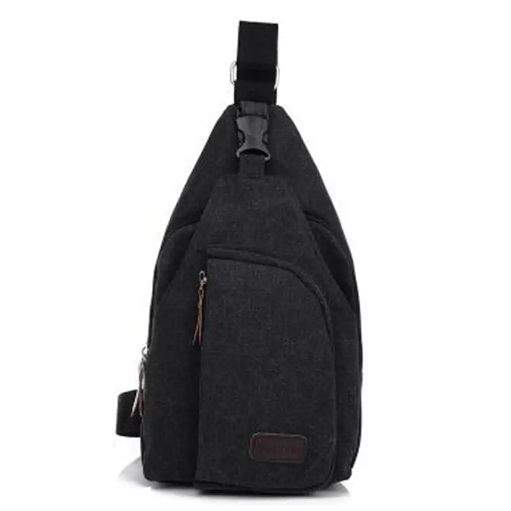Large black GloryStar сумка на одно плечо мужская Спортивная Холщовая Сумка через плечо мягкая ручка - Цвет: Large black