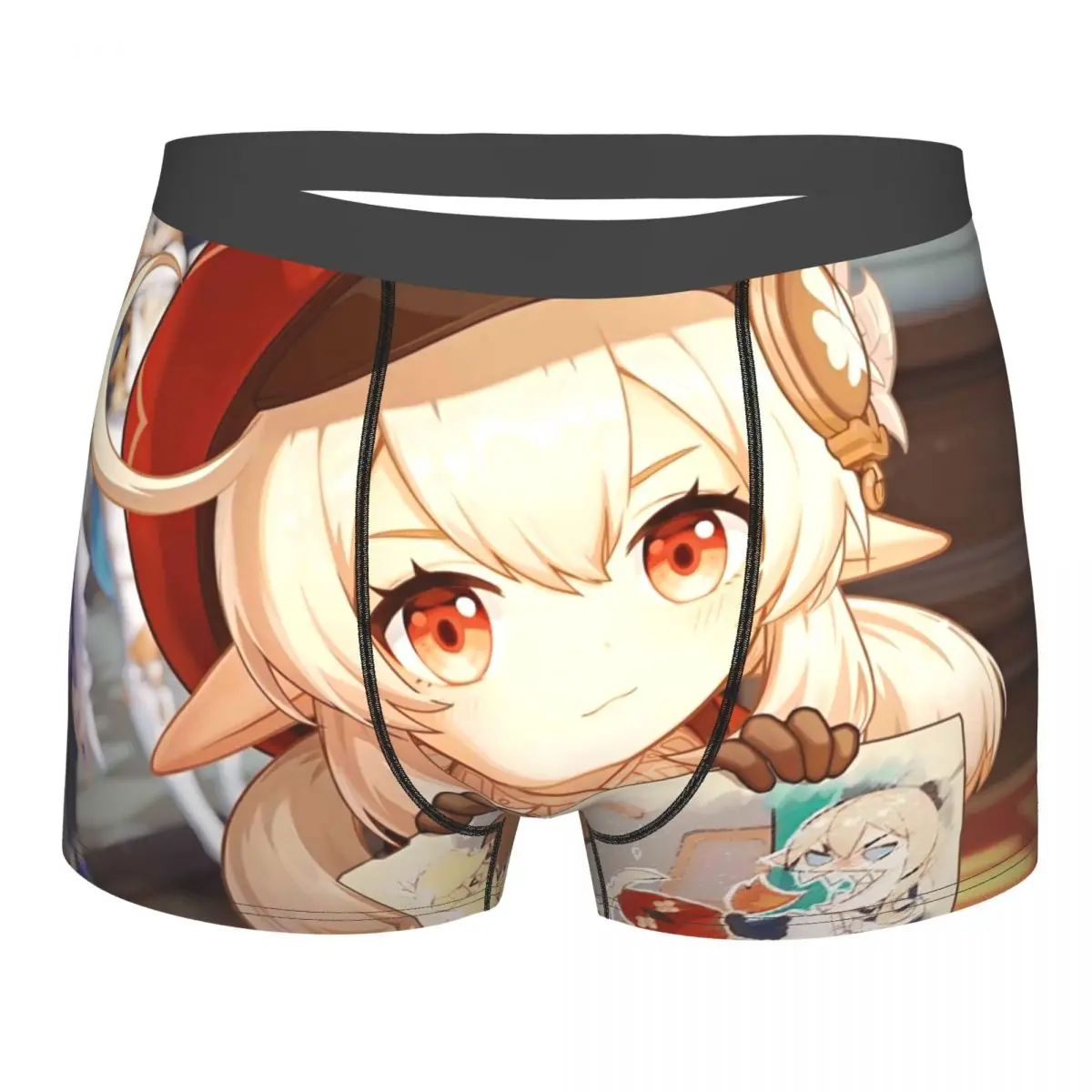 Genshin Impact Underpants Breathbale Panties Male Underwear Print Shorts Boxer Briefs heizou chibi genshin impact chibi style socks funny socks man male sock funny socks for men