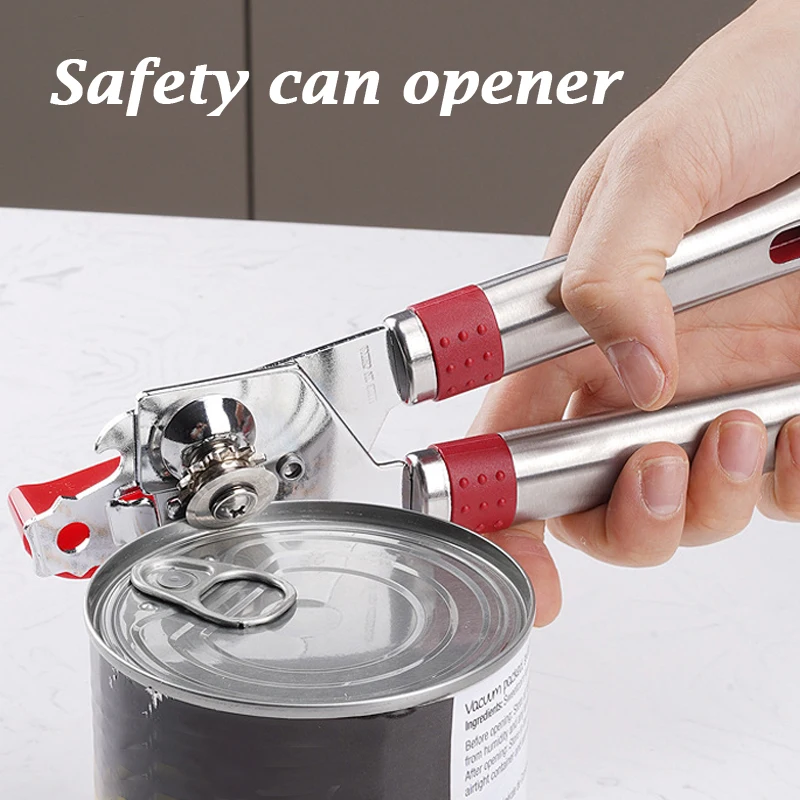 Best Cans Opener Kitchen Tools Professional Handheld Manual Stainless Steel Can Opener Side Cut