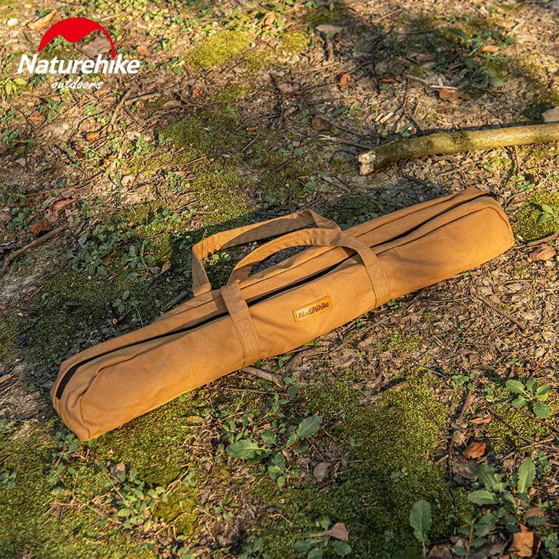 Naturehike Camping Tent Pole Storage Bag 16A Canvas Big Capacity Ultralight Sundry Hand Bag Resisting Wear Accessories Tool Bags
