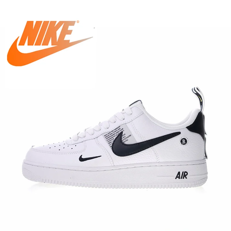 Оригинальный Nike Оригинальные кроссовки Air Force 1 07 LV8 сумка со вспомогательными средствами Для Мужчин's Скейтбординг обувь кроссовки качество