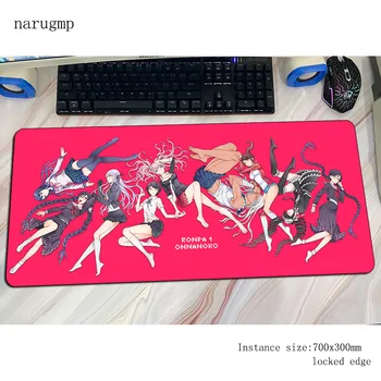 

Danganronpa mousepad 3d gaming mouse pad 80x30cm pc computer gamer accessories large mat HD pattern laptop desk protector pads