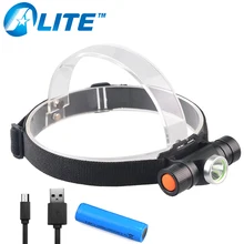 TMWT CREE XM-L2 T6 супер яркий светодиодный налобный фонарь USB Перезаряжаемые 18650 Глава лампы факел фонарик