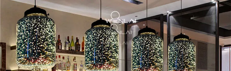 Новинка стеклянные шаровые подвесные светильники современный подвесной светильник Рождественский шар дизайнерская лампа 3D красочное подвесное освещение