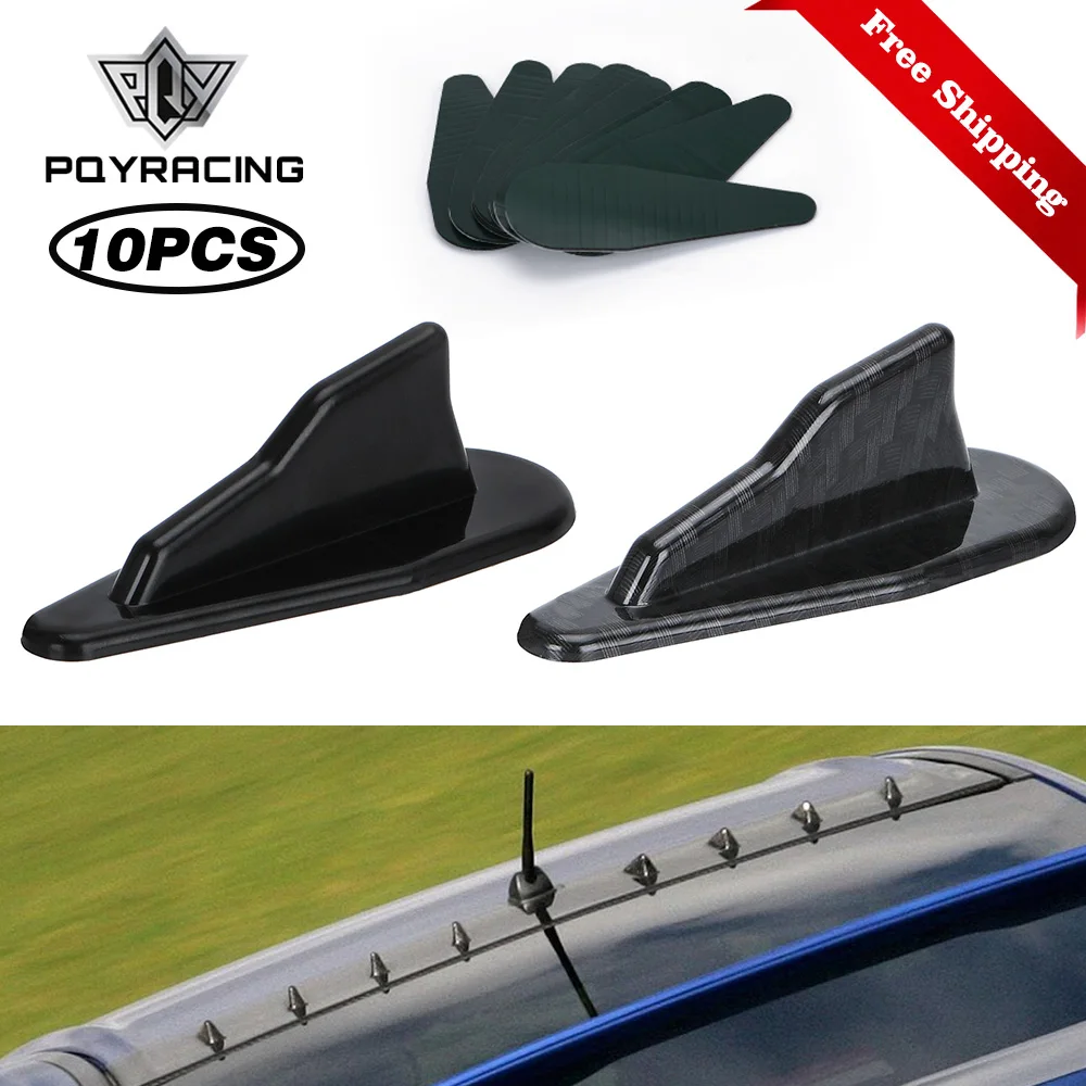 Car Roof Fin Car Spoiler Universal Tuning Roof Diffuser Shark Fins ...