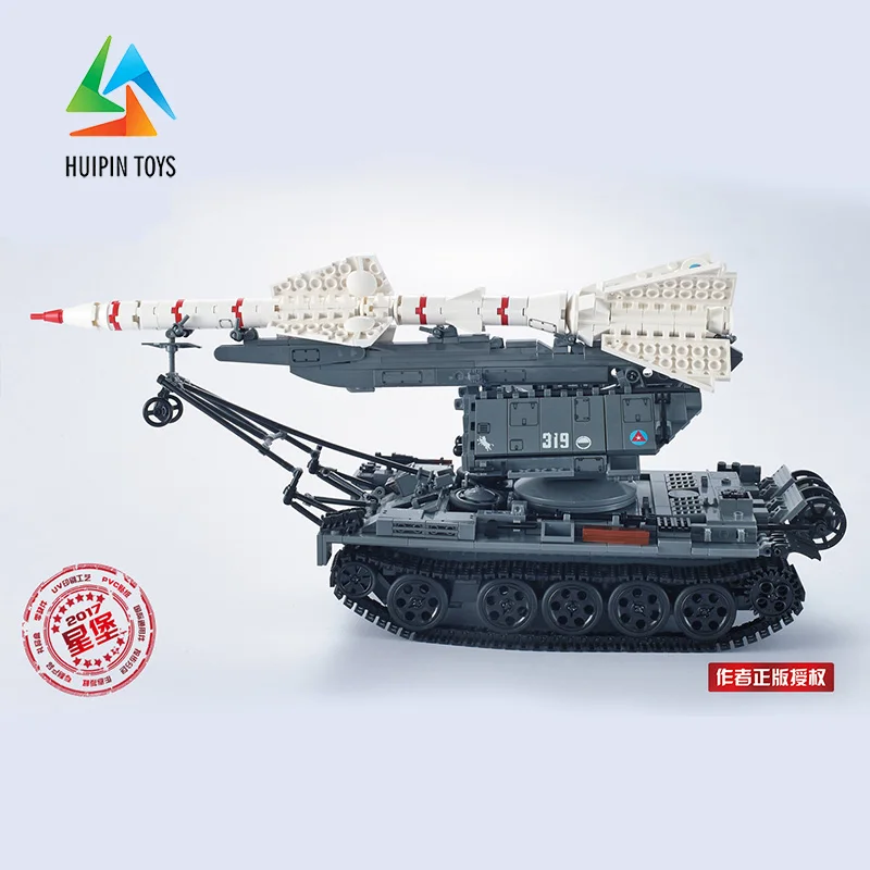 1623 шт. XINGBAO строительные блоки 06003 легое Военная серия MOC SA-2 руководство ракетная установка Танк модель детских игрушек 4px
