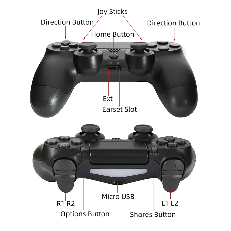 Беспроводной джойстик Bluetooth для sony PS4 контроллер для игровых приставок подходит для игровой консоли 4 геймпад Dualshock 4 геймпад для PS3