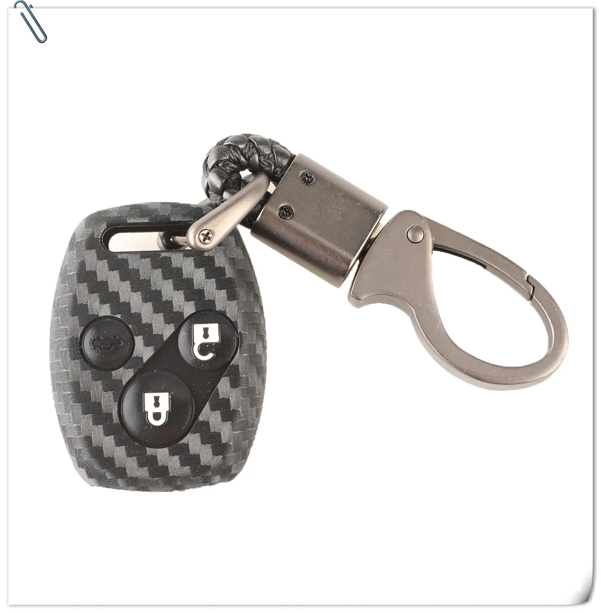 Keyforkess portachiavi con telecomando per auto in Silicone in fibra di carbonio per HONDA Accord Civic CRV Pilot Fit 2 3 4 Button key Cover Holder 11 Keyforkess portachiavi con telecomando per auto in Silicone in fibra di carbonio per HONDA Accord Civic CRV Pilot Fit 2 3 4 Button key Cover Holder - H6bb2ff8b7a0f40b1aeea1f5a9a3d0b42B