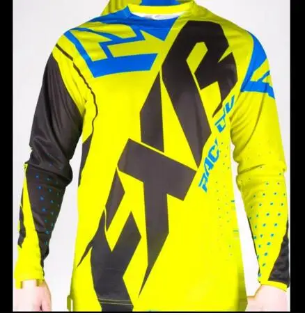 nuevas camisetas de moto cicleta moto XC moto cicleta GP bicicleta de montaina para FXR Jersey de moto cross XC BDH MTB ca - Цвет: Цвет: желтый