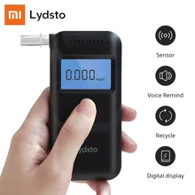 Xiaomi Lydsto Alcohol Tester Handheld Digital Alcohol Breath Tester Breathalyzer Analyzer LCD Display Mini Blowing Tester