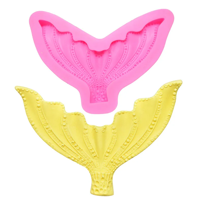

Fish tail Mousse Mold Silicone Food Cake Tray DIY Mousse Cake Decorating Tools For Cakes Bakeware
