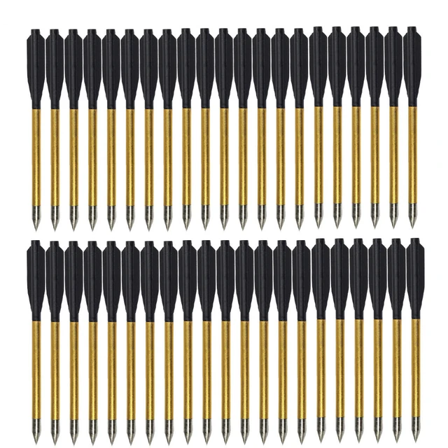 60Pcs/Pack Archery Arrows 6.3 Inch Steel Tips Shooting Broadheads Flecha  Archery Hunting Arrows for 50lbs