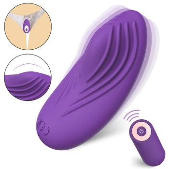 

Wearable Vibrators For Female G-point Stimulation Orgasm 10 Frequency Remote Control Jumping Eggs Sex Toys Female Masturbations