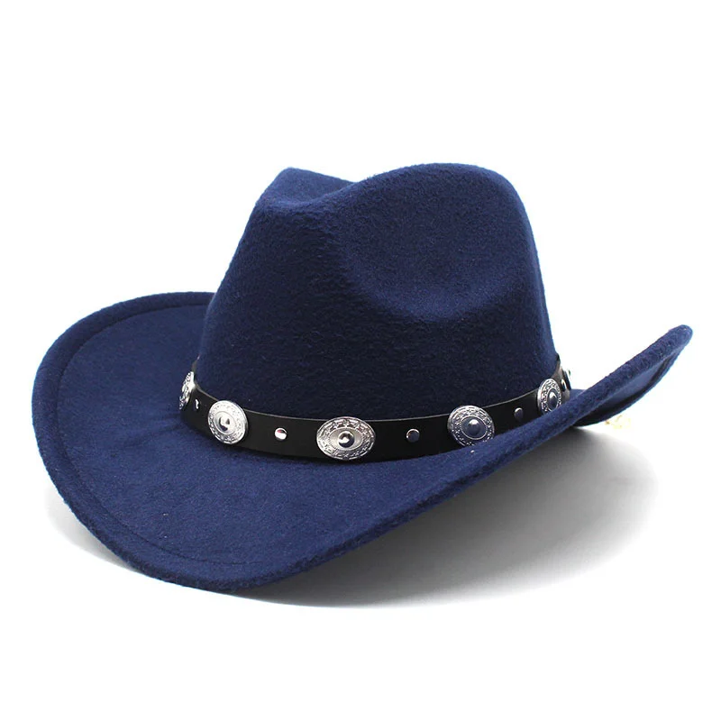 felt fedora Winter Fedora Hat For Women Men's Caps Hats Western Cowboy Suede Vintage Cowgirl Cowboys Unisex Hats Sunscreen Felt Jazz Cap red fedora hat Fedoras