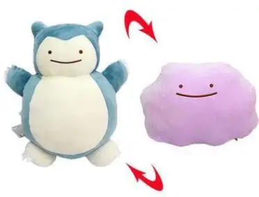 25cmplush Snorlax Metamon Ditto Бульбазавр, чармандер Squirtle Lapras Magikarp Dragonite Милая Двусторонняя Подушка Рождественский подарок