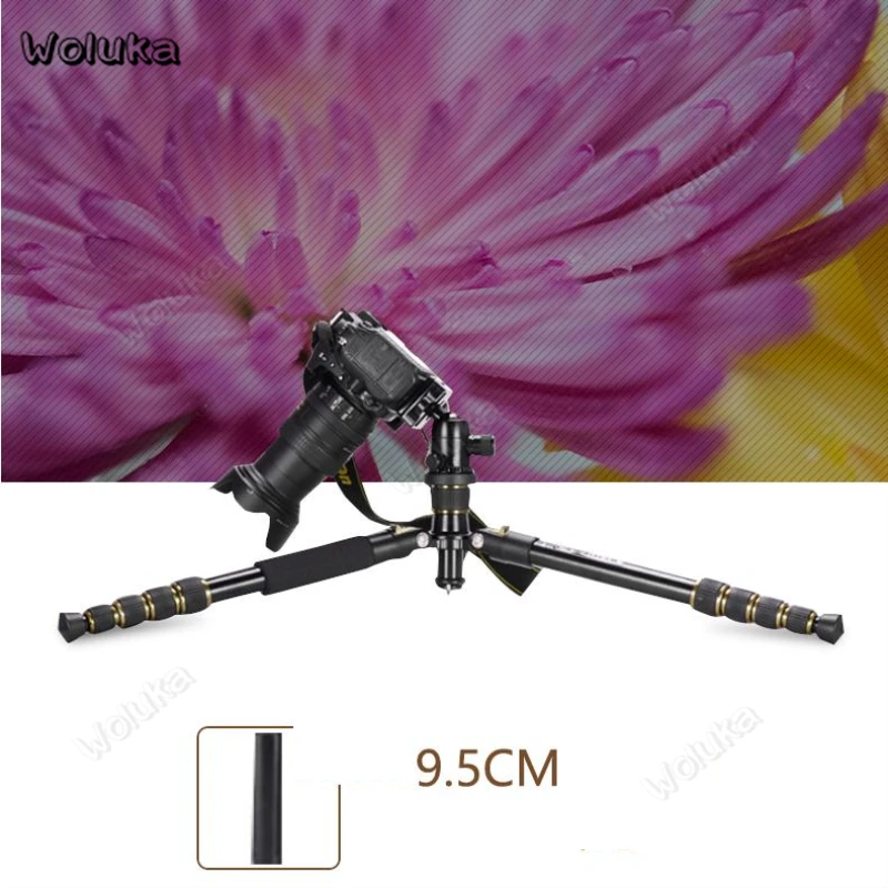 Portable Travel Tripod Photography Tripod Stand Ball Head Professional Monopod Bracket For DSLR Camera Accessories CD50 T10