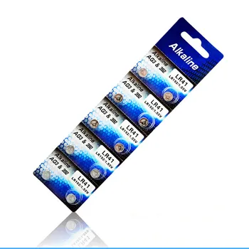 

Hot 100pcs AG3 LR41 392 Button Batteries SR41 192 Cell Coin Alkaline Battery 1.55V L736 384 SR41SW CX41 For Watch Toys Remote