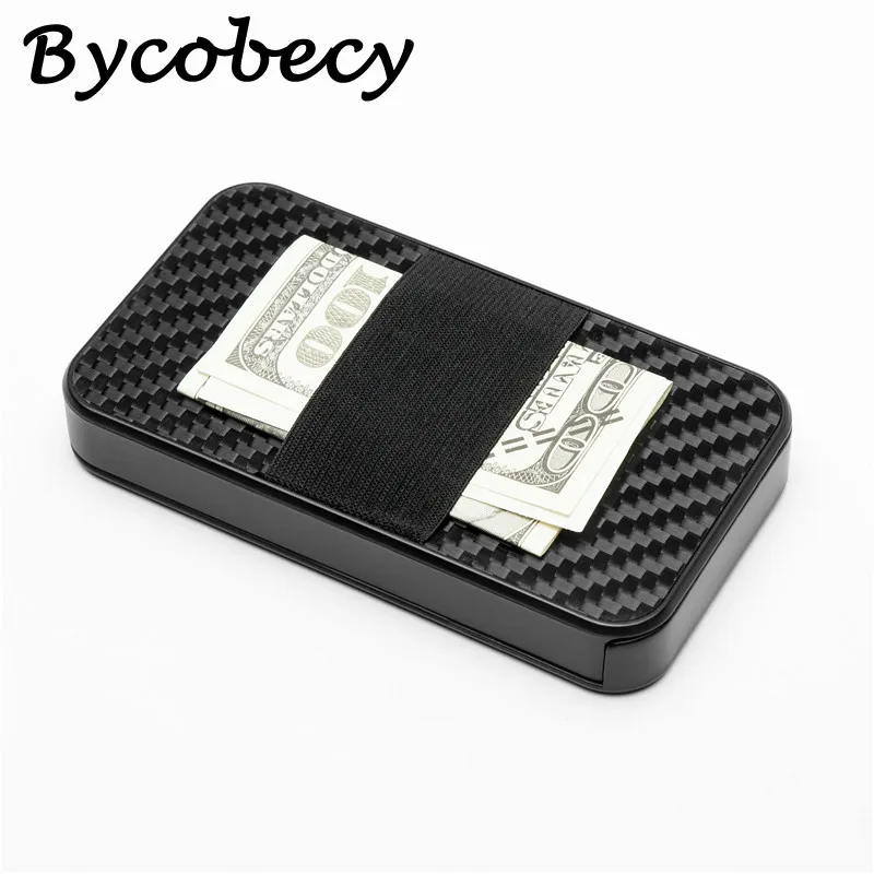Мужской алюминиевый креативный офисный держатель для карт Bycobecy из углеродного