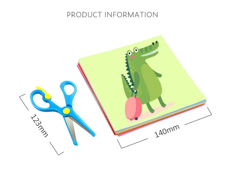 120 листов, детские бумажные поделки с животными для детей, детские игрушки, наборы для ремесла, материалы ручной работы, детский сад для детей 2-6 лет