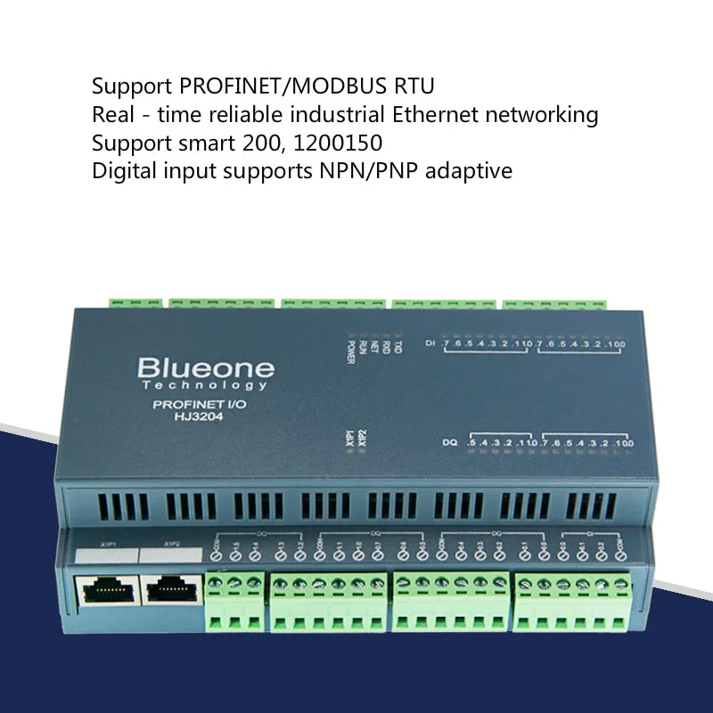Profinet распределенный удаленный IO модуль Modbus RTU к PN RS485 16DI14DO4AI
