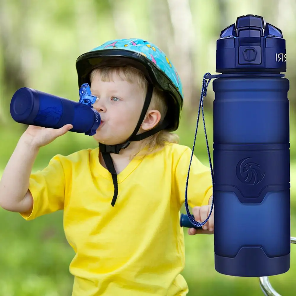 ZORRI Drak Blau Sport Wasser Flasche Beste Mehrweg протеиновый шейкер Bpa Frei Wasser Flasche Wandern Radfahren Gym Flasche botella