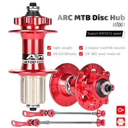 32 36 Hole Bicycle Hub Mountain Bike Hub 8-12 Speed 100/135MM Peilin Hub Front/Rear Quick Release Bike Hub Shaft Bearing Hole