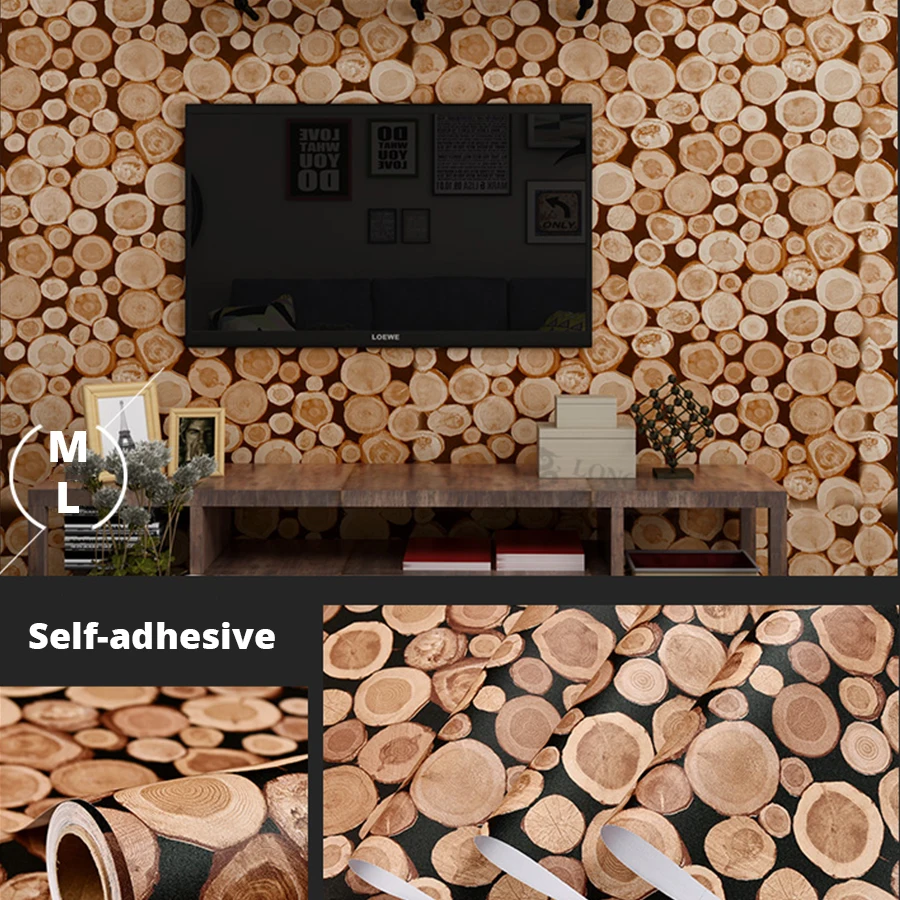 

Waterproof Oil-proof Self-adhesive Wall Decor Films House Decoration Living Room Bedroom Kids Room Renovation Vintage Wallpaper