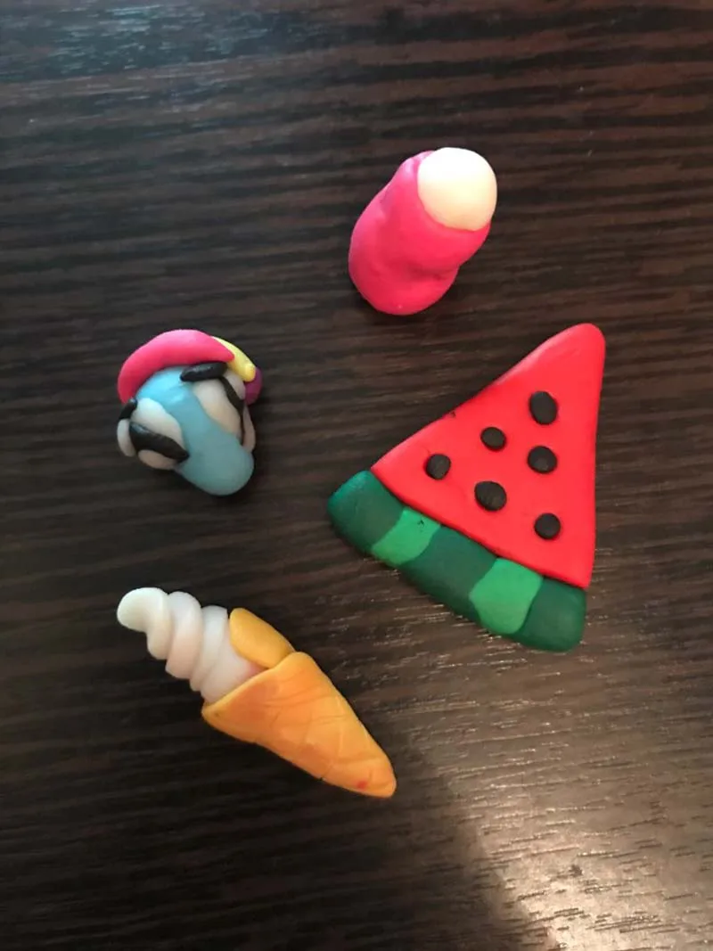 24 шт DIY Fimo Полимерная глина набор для выпечки для литья вручную головоломка для моделирования для малышей ручная печать слизи слимы глина игрушки для детей