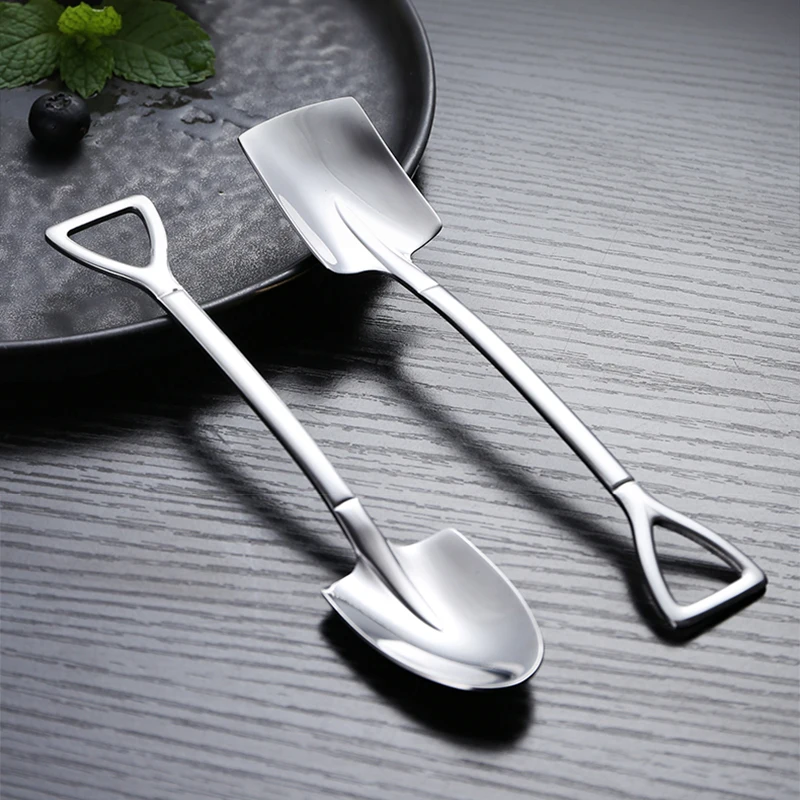 Description Picture 4 of item1PCS Teaspoon Coffee Spoon Tableware Cutlery Set Stainless Steel Ice Cream Desert Cake Spoon for Dinnerware Kitchen Gadgets
