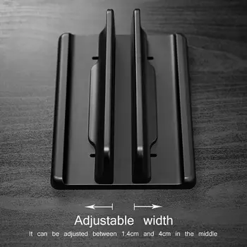 

Vertical Laptop Stand Desktop Computer Stand Adjustable Laptop Stand, Dual Vertical Laptop Stand For Macbook Air Pro Desktop