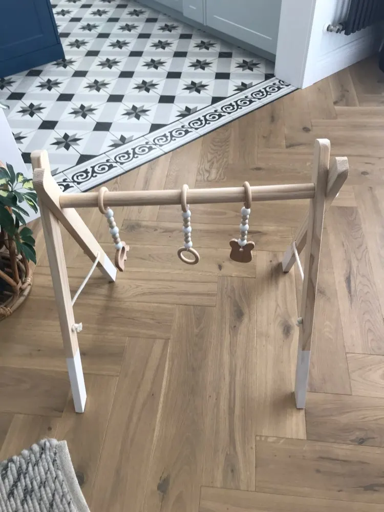 Nordic Baby Room wooden Decor Play Gym Toy Wooden Nursery Sensory Toy Gift Infant Room Clothes Rack Accessories Photography Prop