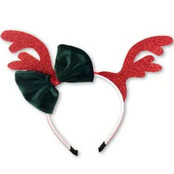 

Christmas Headband Baby Girls Party Decor Double Hair Band Hoop Accessory