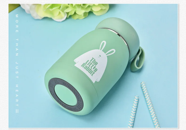 Thermos for Kids Stainless Steel Cute Water Bottle Mini Thermal Cups Flask Coffee Mugs 360ml Tumbler Vacuum Hot Water Drinkware