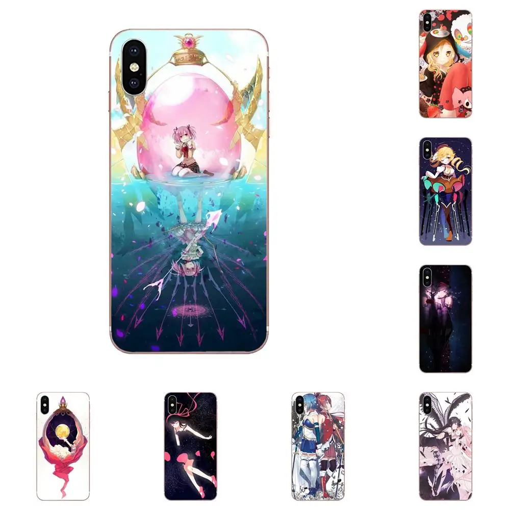 

For Xiaomi Mi3 Mi4 Mi4C Mi4i Mi5 Mi 5S 5X 6 6X 8 SE Pro Lite A1 Max Mix 2 Note 3 4 Soft Luxury Puella Magi Madoka Magica Anime