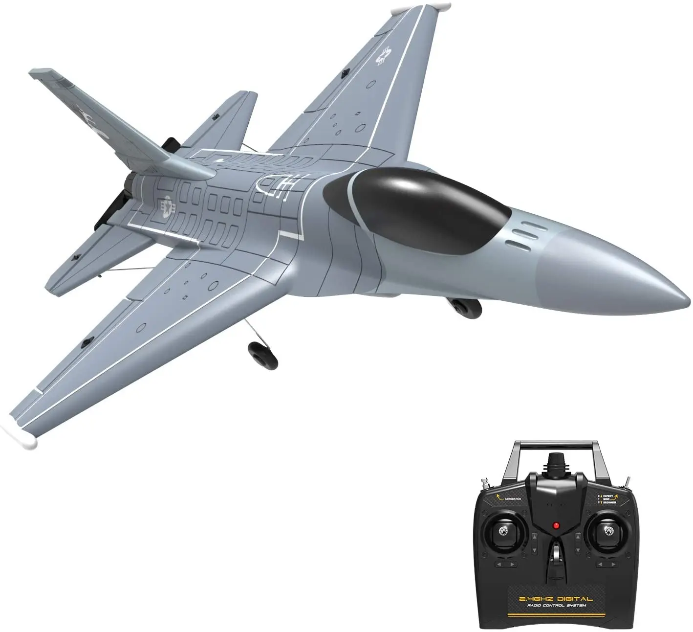 F16 remote control aircraft flight control four-channel aerobatic model airplane remote control foam aircraft Falcon fighter