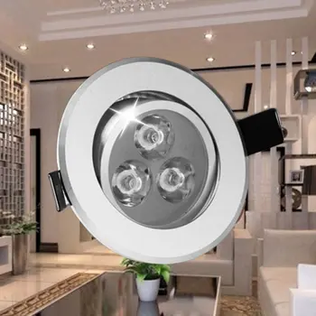

LED Downlight Recessed Indoor Ceiling Light Spot Light Round Background Wall Cabinet Display Counter Home Living Room Lamps