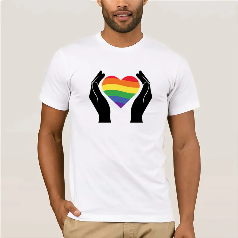 LGBT Pride Month футболка LGBTQ Повседневная с короткими рукавами и принтом | Мужская