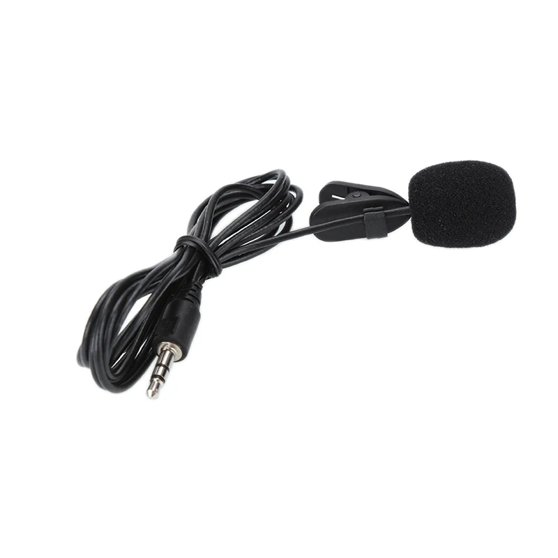 NEW 3.5mm Audio Video Record Lavalier Lapel Microphone Recording Microphone Clip On Mic For IPhone PC Laptop（no SmartPhone ） dynamic microphone