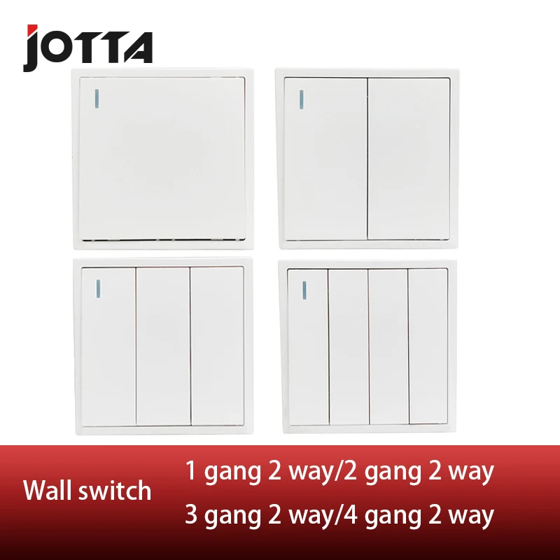 

white Wall Switch Panel Light Switch Push Button Rocker Switch 16A,110~250V, 220V
