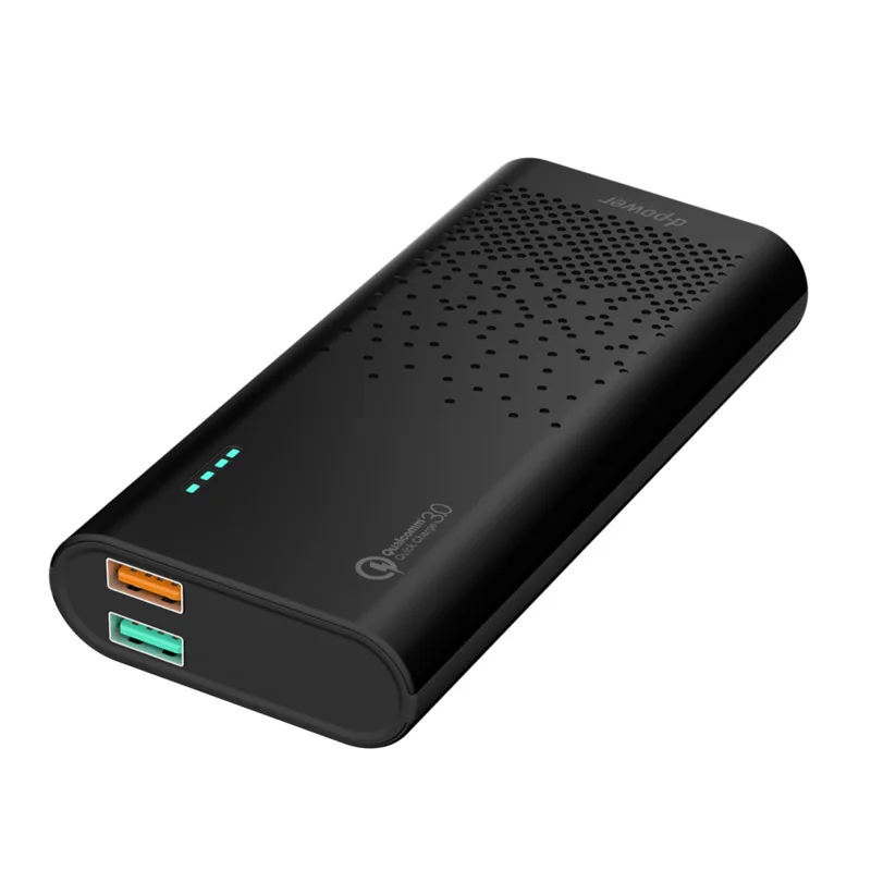 

Large Capacity 10000 Miliamps Portable Power Source QC3.0 Charger Suitable for Apple Android Millet Huawei