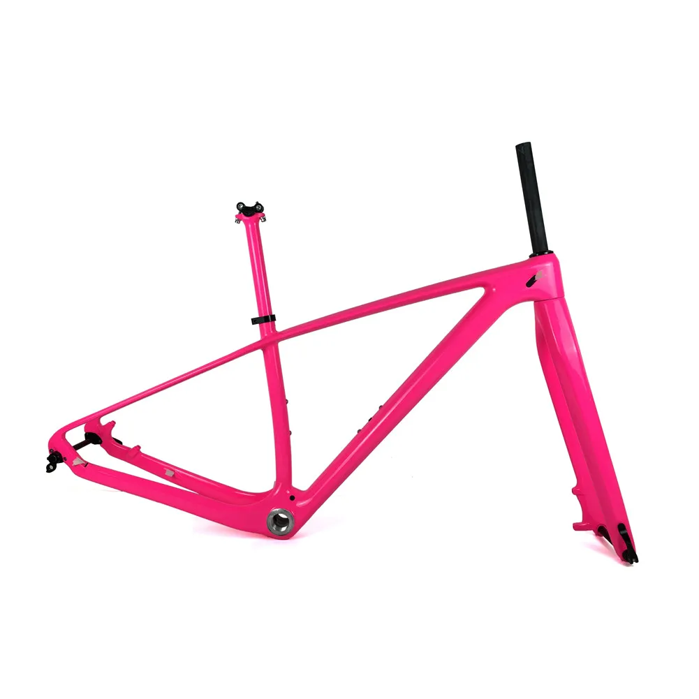 Spcycle 650B/27,5 er/29er MTB горный велосипед рамы из углеродного волокна, 142 мм через мост MTB велосипед карбоновые рамы 1" /17"/19" - Цвет: 29er 15Inch Matte