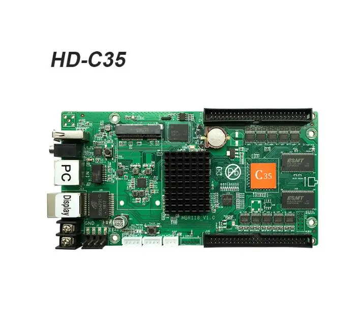 Huidu HD-C35 HD-C35C асинхронный RGB светодиодный видео дисплей карта высокая производительность работа с HD-R512 приемной карты